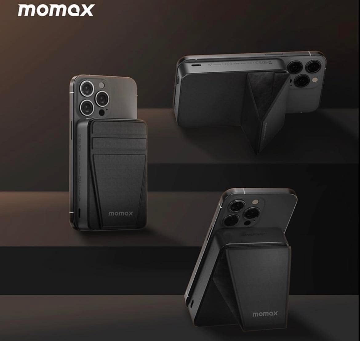 《Momax》 10,000 mAh透明無線磁吸充電寶